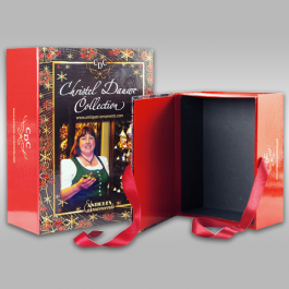 HARD BOX WITH COLLAPSIBLE COVER & RIBBON