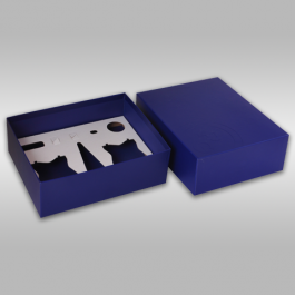 HARD BOX WITH CUTTING PLACES INSIDE SUPPORT